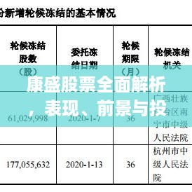 康盛股票全面解析，表現(xiàn)、前景與投資考量指南
