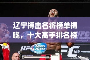 遼寧搏擊名將榜單揭曉，十大高手排名榜單！