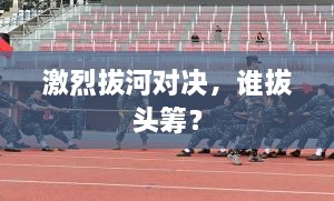 激烈拔河對決，誰拔頭籌？