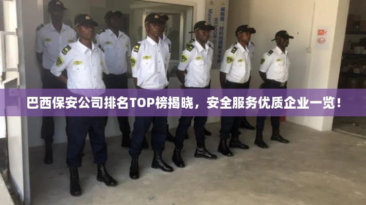 巴西保安公司排名TOP榜揭曉，安全服務(wù)優(yōu)質(zhì)企業(yè)一覽！